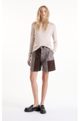 Vintage Denim Color Wide Bicolor Castor