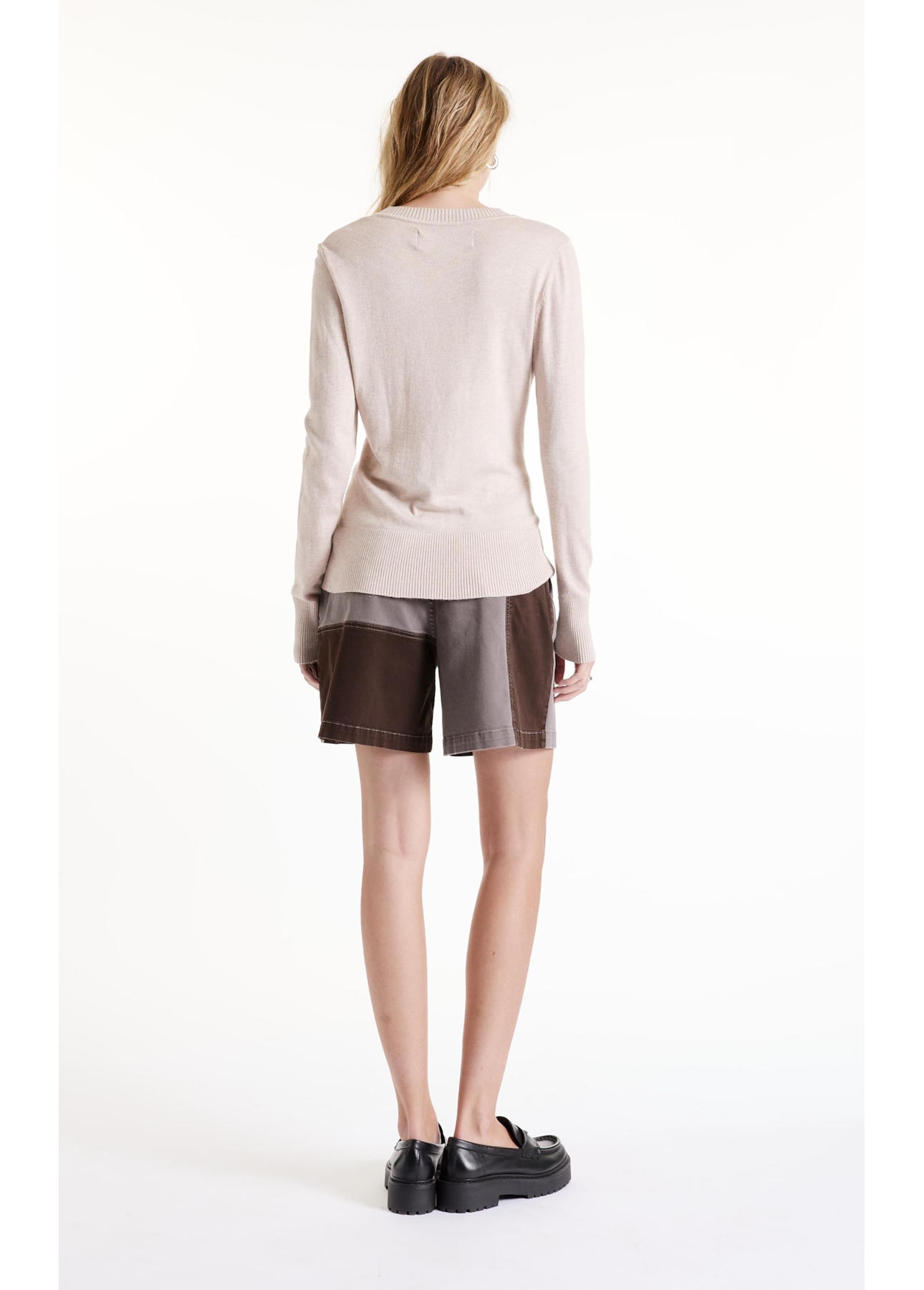 Vintage Denim Color Wide Bicolor Castor