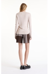 Vintage Denim Color Wide Bicolor Castor