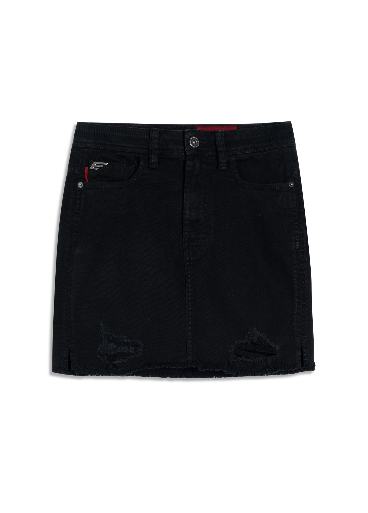 Vintage Denim Color Zoe Destroyed Preto