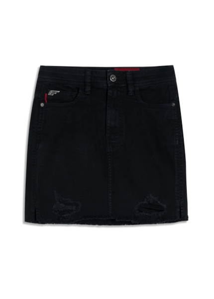 Vintage Denim Color Zoe Destroyed Preto