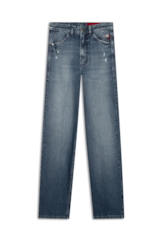 Vintage Denim Ii Boyfriend Et Couro 1702-Lav.Medio C/ Puidos