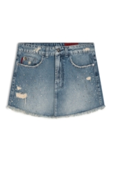 Vintage Denim Ii Nina Pedras Médio C/ Puídos e Matriz