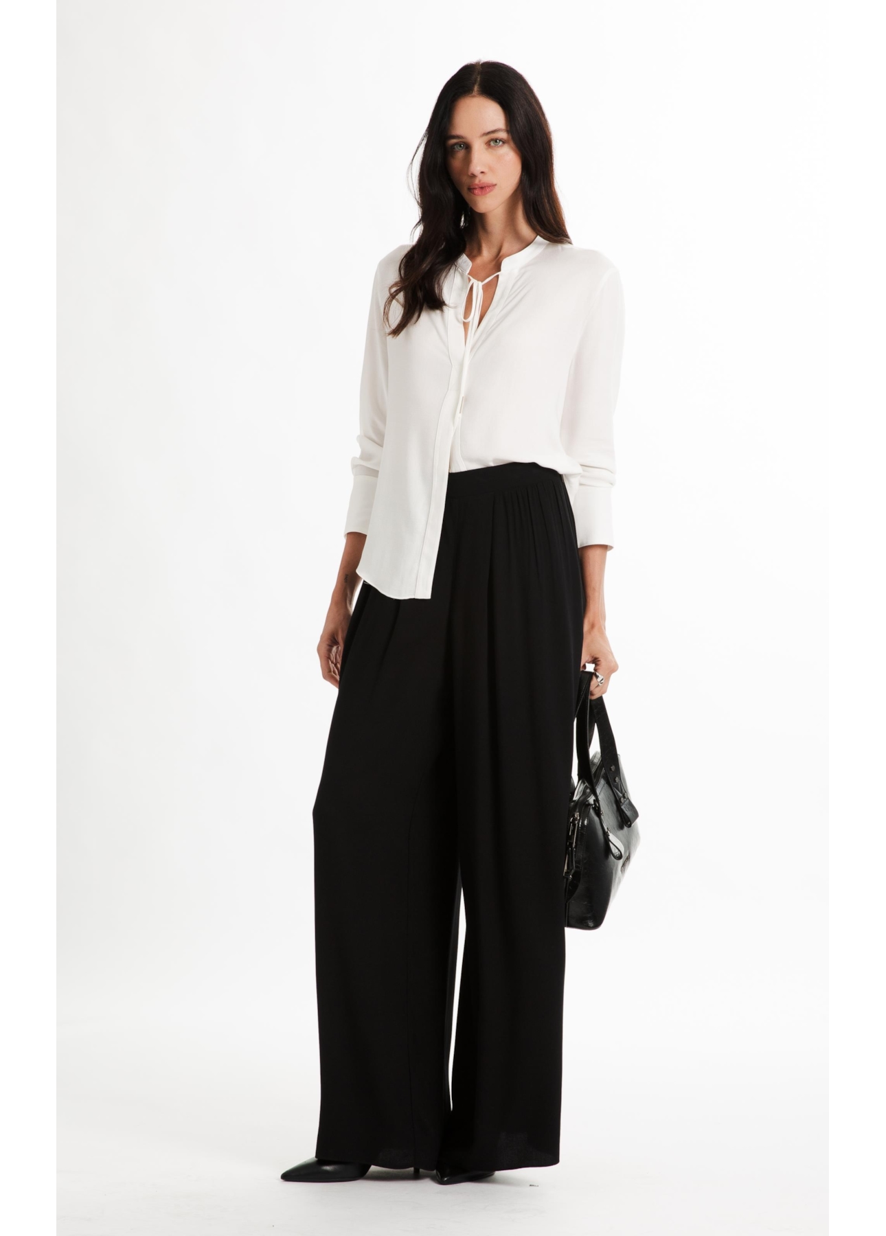 Visco Affinity Fluid Wide Leg Preto