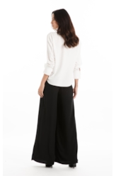 Visco Affinity Fluid Wide Leg Preto