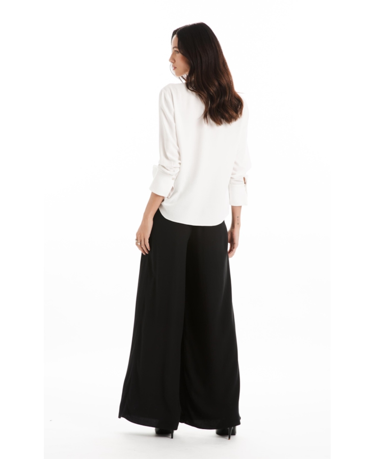 Visco Affinity Fluid Wide Leg Preto
