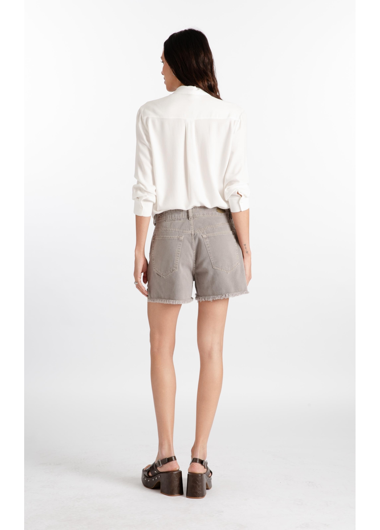Visco Affinity Ruffle Pepit 7/8 Off White
