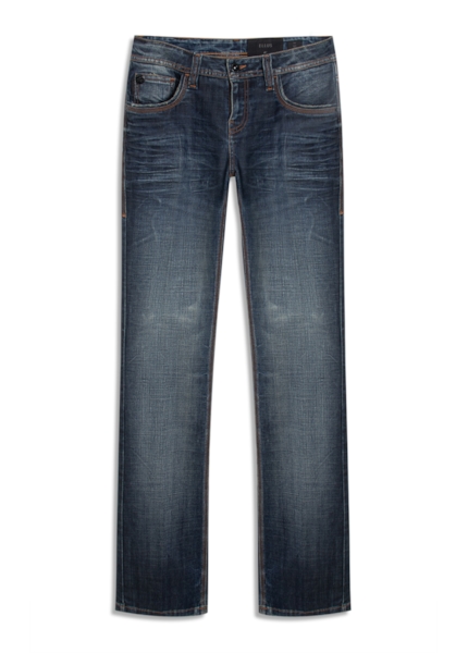 Visco Indigo Elastic (Bootcut) Filigrana Lav.Escuro C/ Matiz+3d