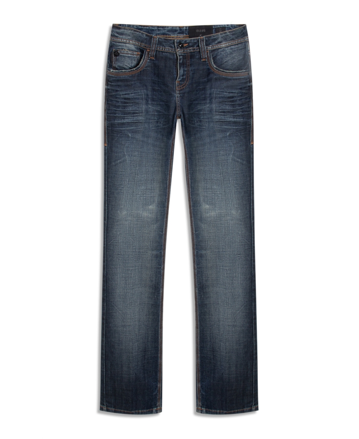 Visco Indigo Elastic (Bootcut) Filigrana Lav.Escuro C/ Matiz+3d