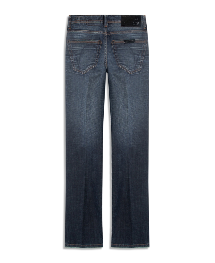 Visco Indigo Elastic (Bootcut) Filigrana Lav.Escuro C/ Matiz+3d
