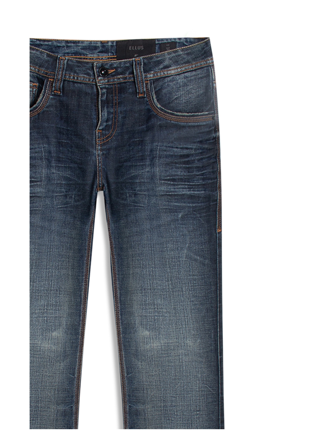 Visco Indigo Elastic (Bootcut) Filigrana Lav.Escuro C/ Matiz+3d
