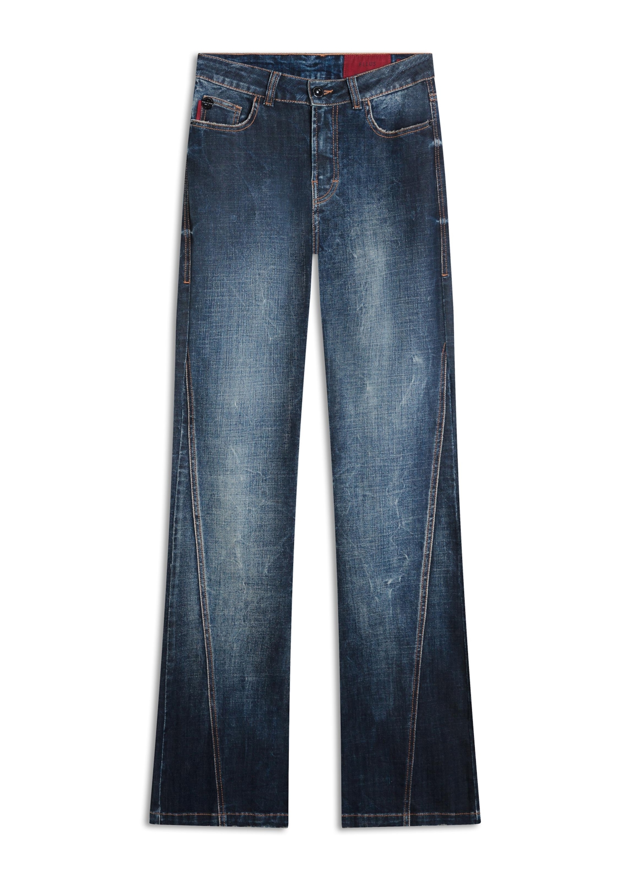 Visco Indigo Elastic (Bootcut) Filigrana Lav. Escuro C/ Rede