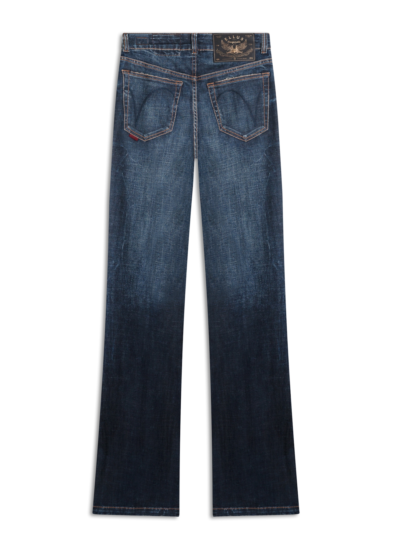 Visco Indigo Elastic (Bootcut) Filigrana Lav. Escuro C/ Rede