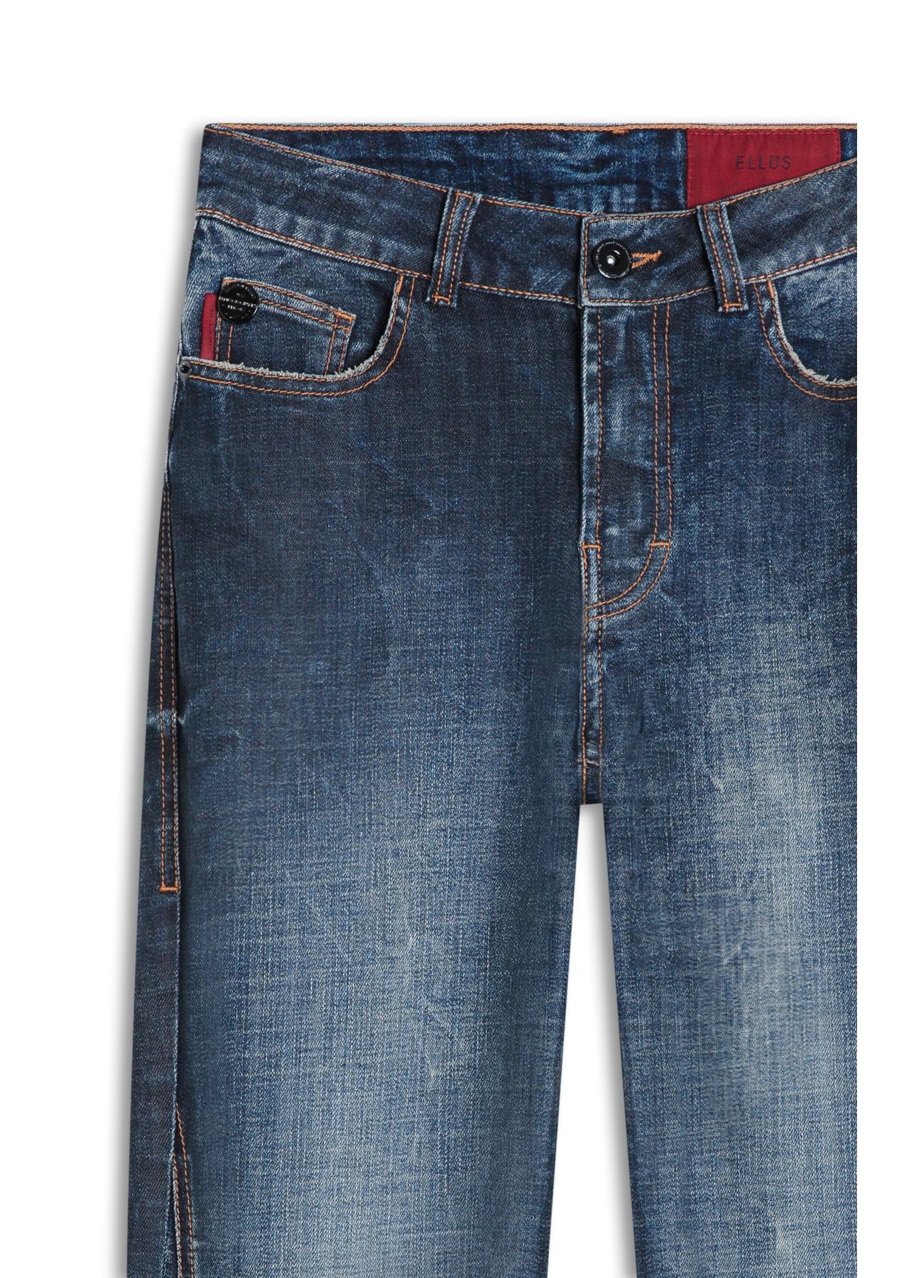 Visco Indigo Elastic (Bootcut) Filigrana Lav. Escuro C/ Rede