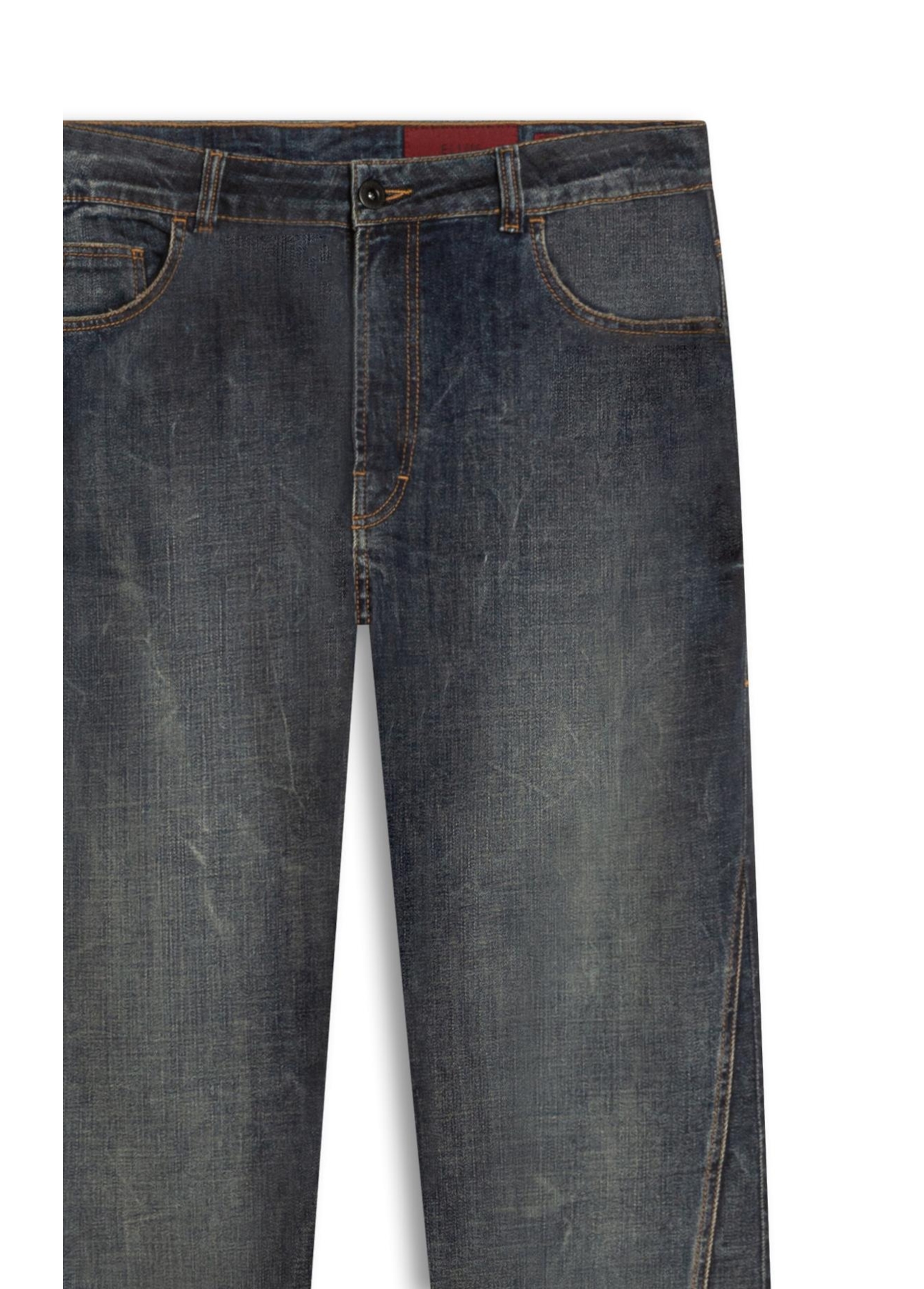Visco Indigo Elastic (Bootcut) Filigrana Lav. Escuro C/ Rede