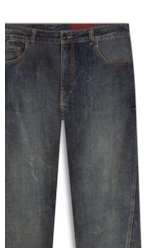 Visco Indigo Elastic (Bootcut) Filigrana Lav. Escuro C/ Rede