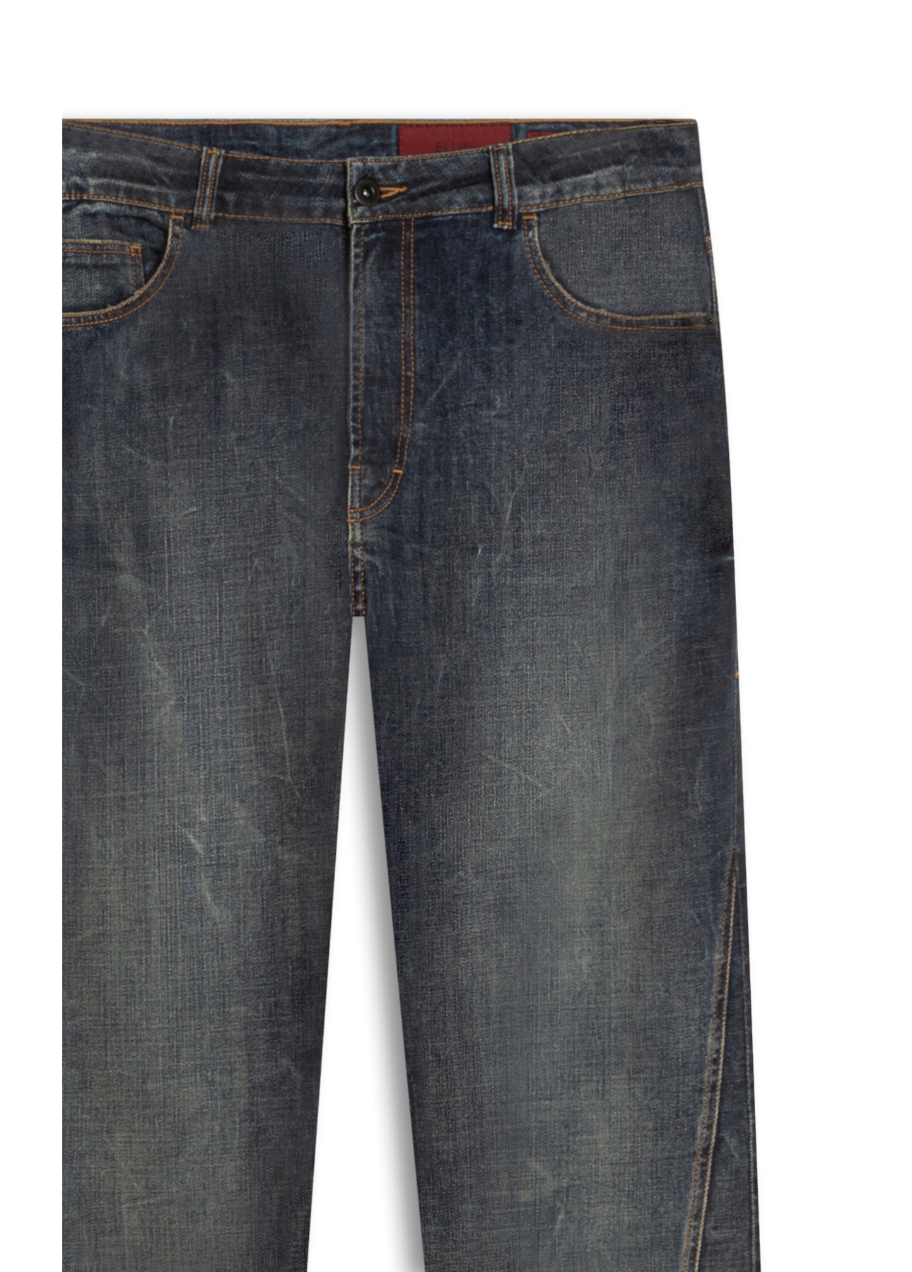 Visco Indigo Elastic (Bootcut) Filigrana Lav. Escuro C/ Rede