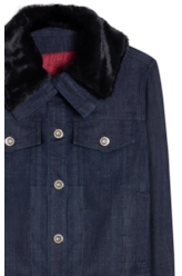 Visco Indigo Elastic (Jaqueta) Gola Amaciado
