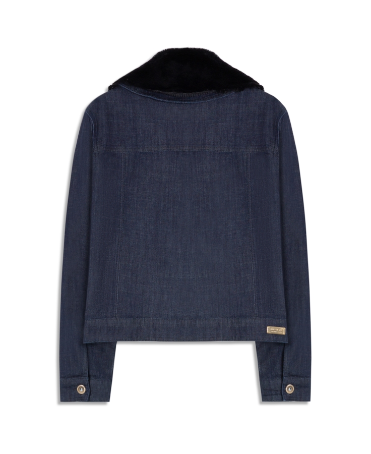 Visco Indigo Elastic (Jaqueta) Gola Amaciado