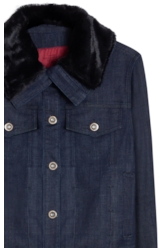 Visco Indigo Elastic (Jaqueta) Gola Amaciado