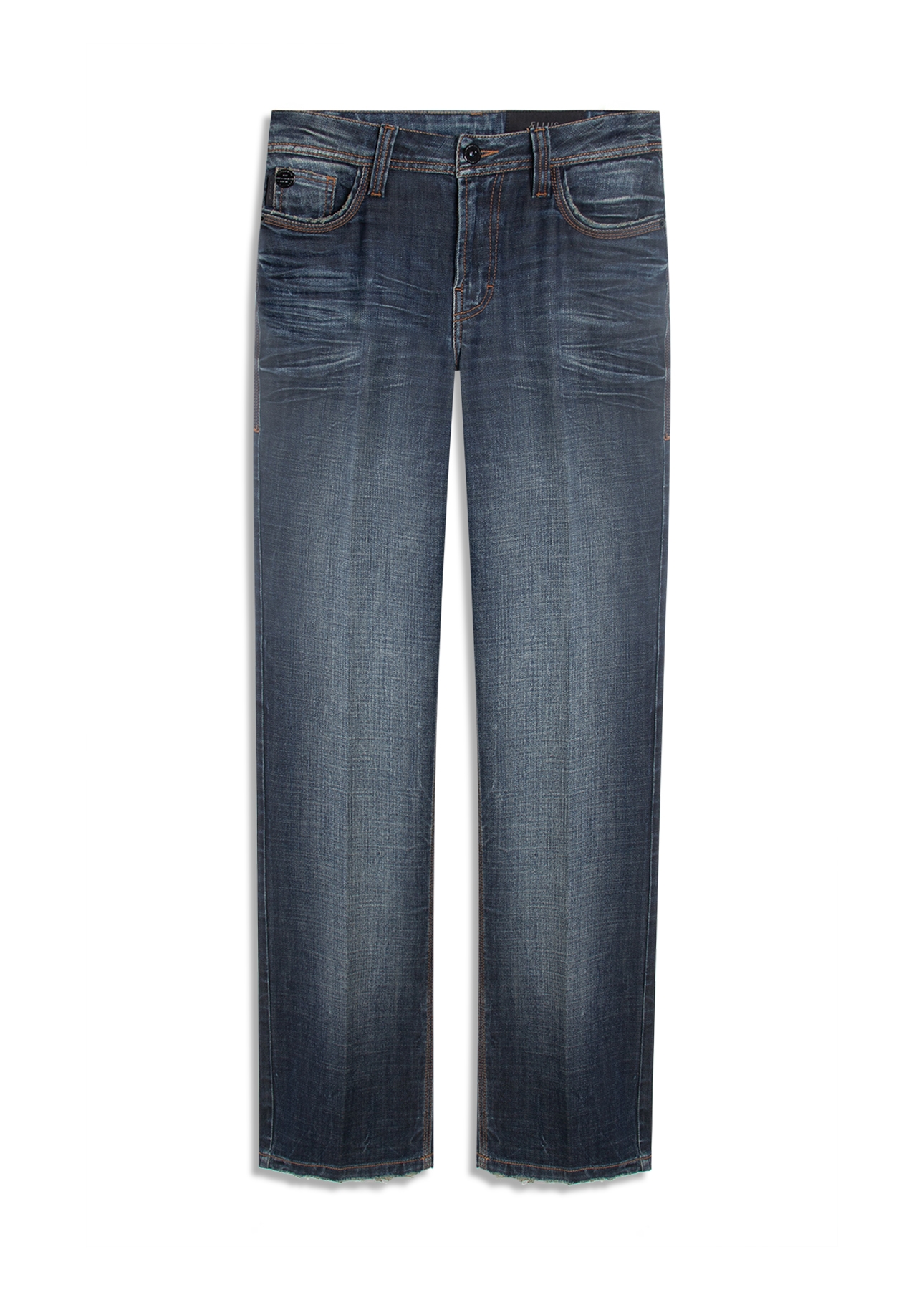 Visco Indigo Elastic (Reta) Filigrana Lav.Escuro C/ Matiz+3d
