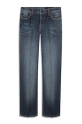 Visco Indigo Elastic (Reta) Filigrana Lav.Escuro C/ Matiz+3d