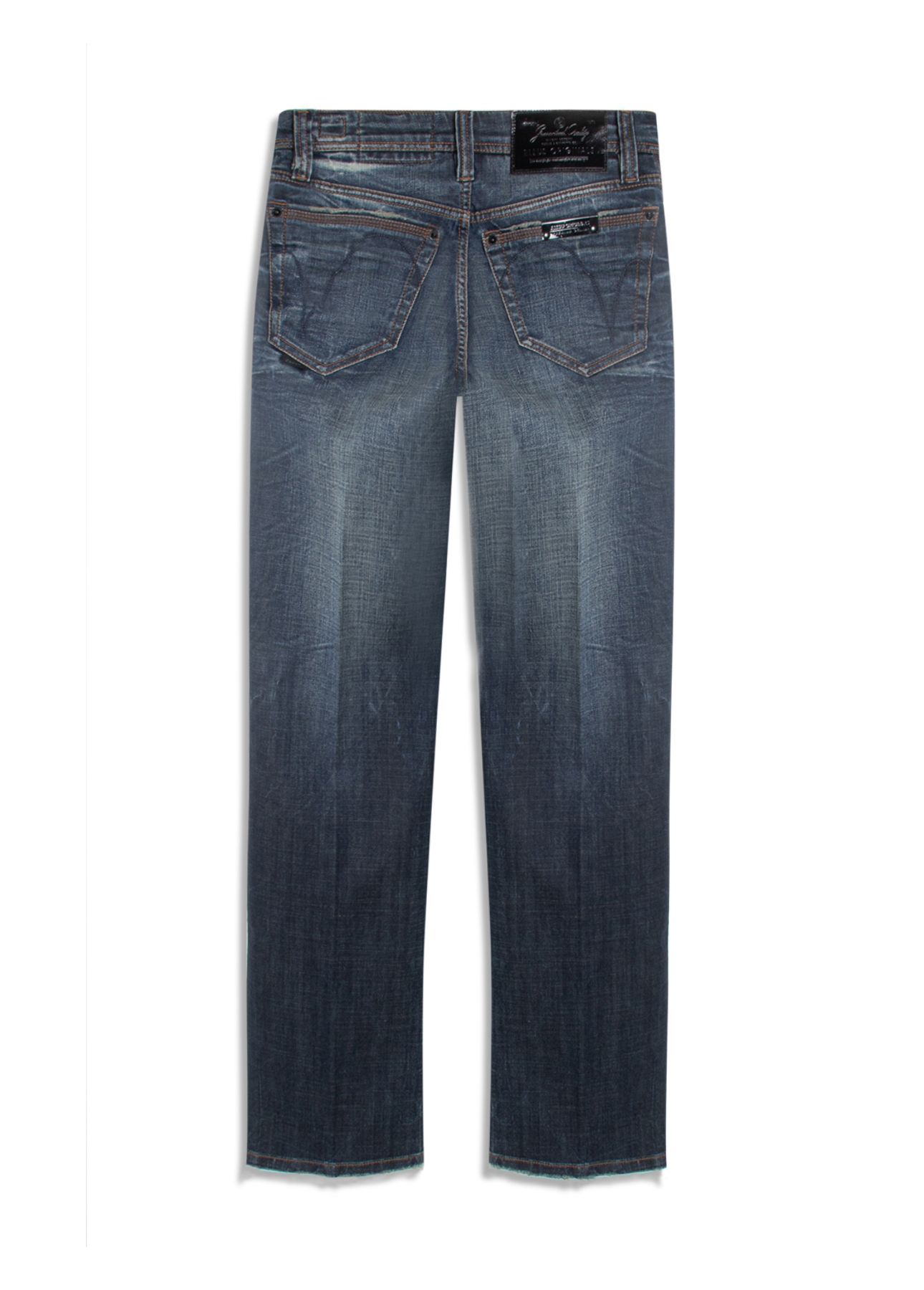 Visco Indigo Elastic (Reta) Filigrana Lav.Escuro C/ Matiz+3d