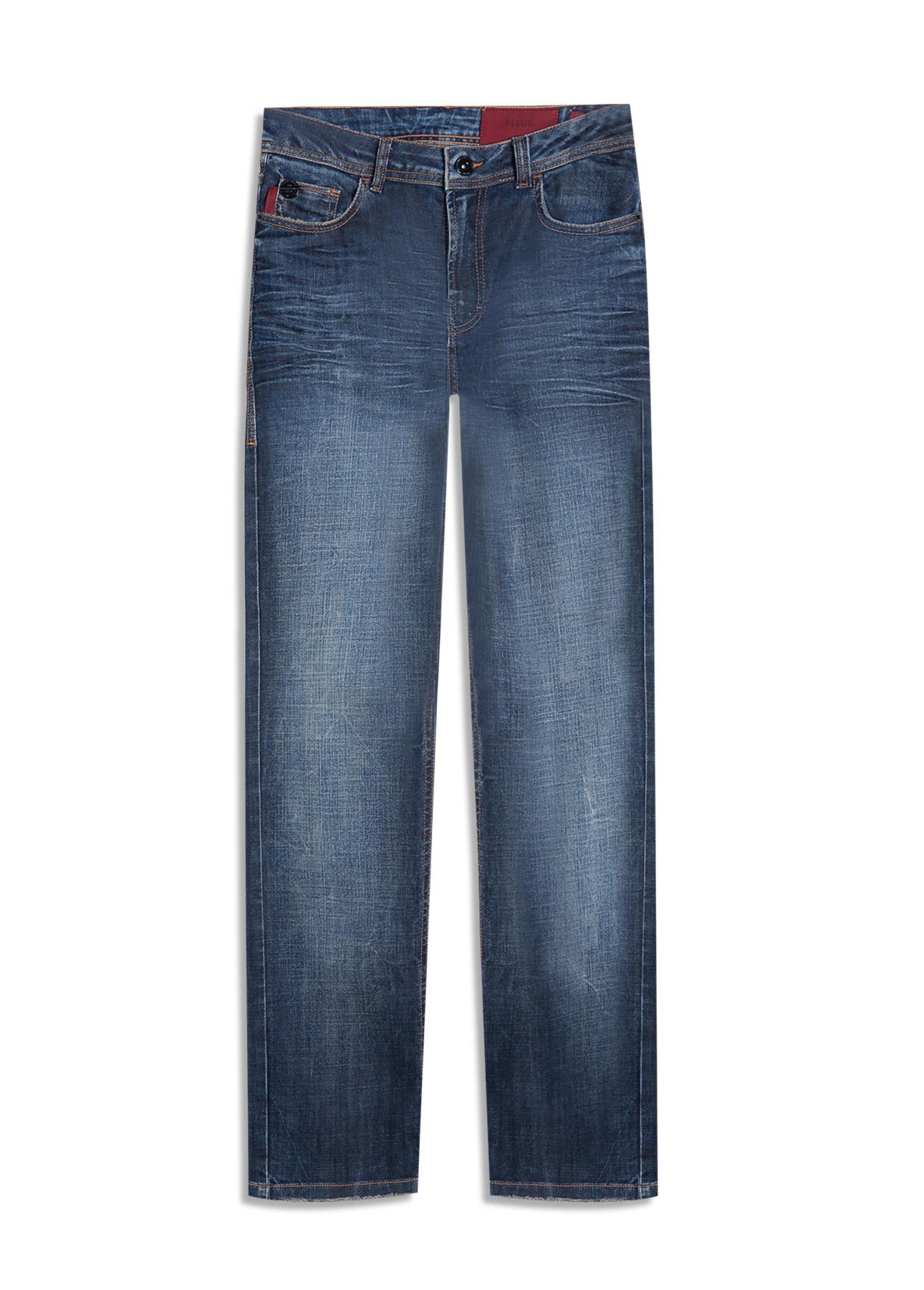 Visco Indigo Elastic (Skinny) Filigrana Lav.Escuro C/ Matiz+3d