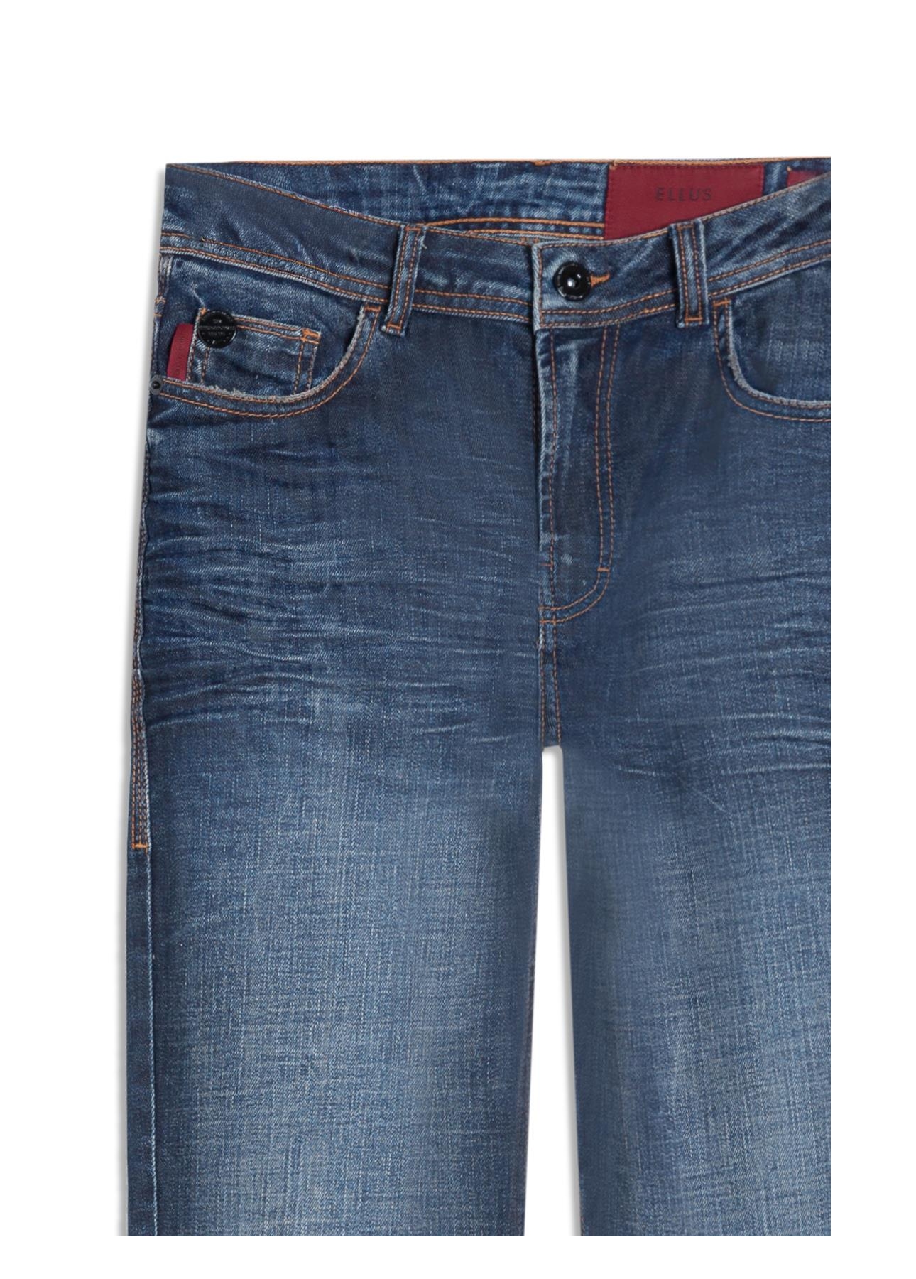 Visco Indigo Elastic (Skinny) Filigrana Lav.Escuro C/ Matiz+3d