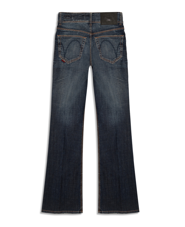 Visco Indigo Elastic (Skinny Flare) Fili Lav.Escuro C/ Matiz+3d