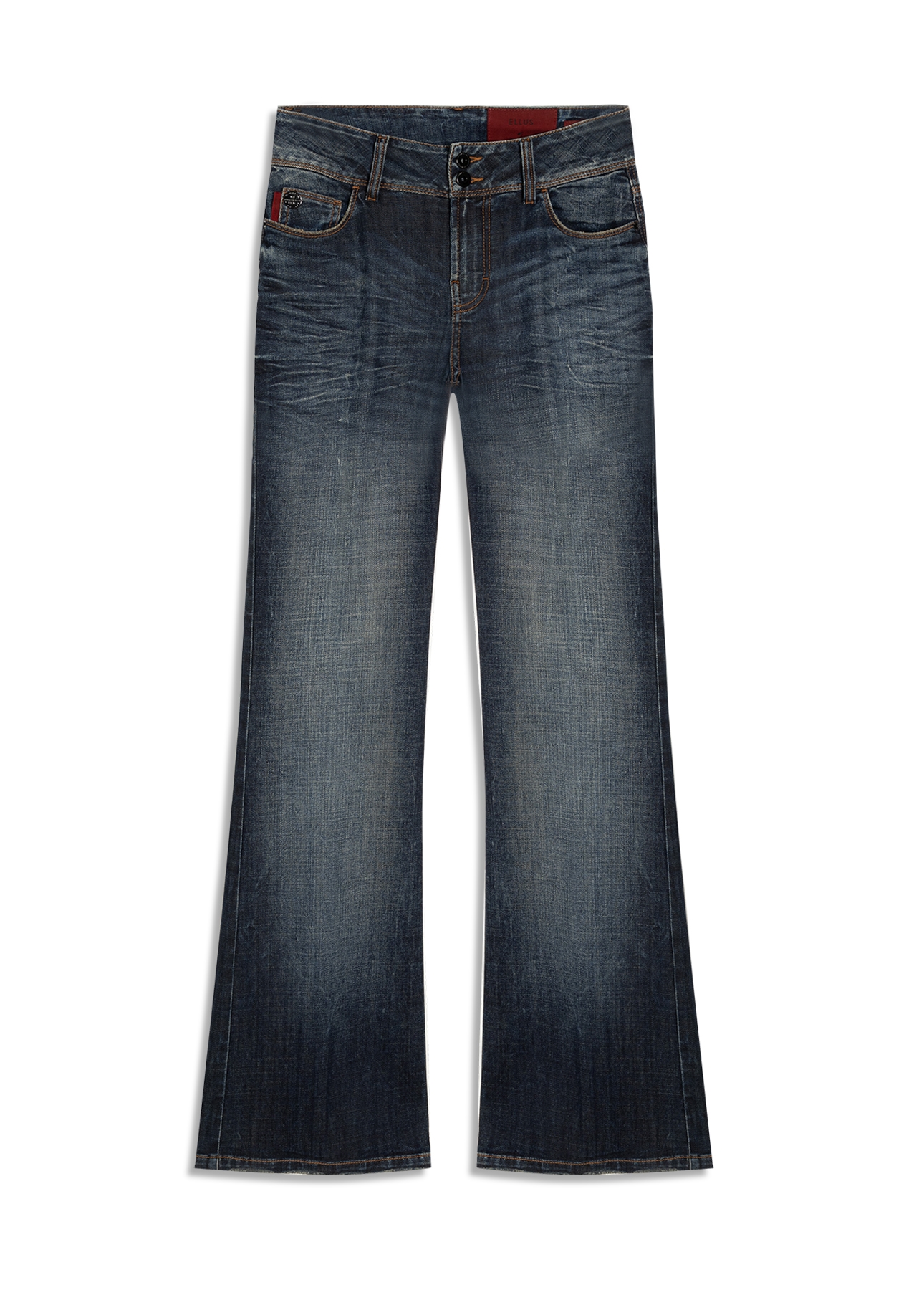 Visco Indigo Elastic (Skinny Flare) Fili Lav.Escuro C/ Matiz+3d