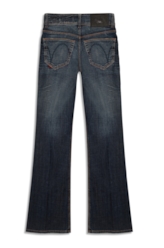 Visco Indigo Elastic (Skinny Flare) Fili Lav.Escuro C/ Matiz+3d