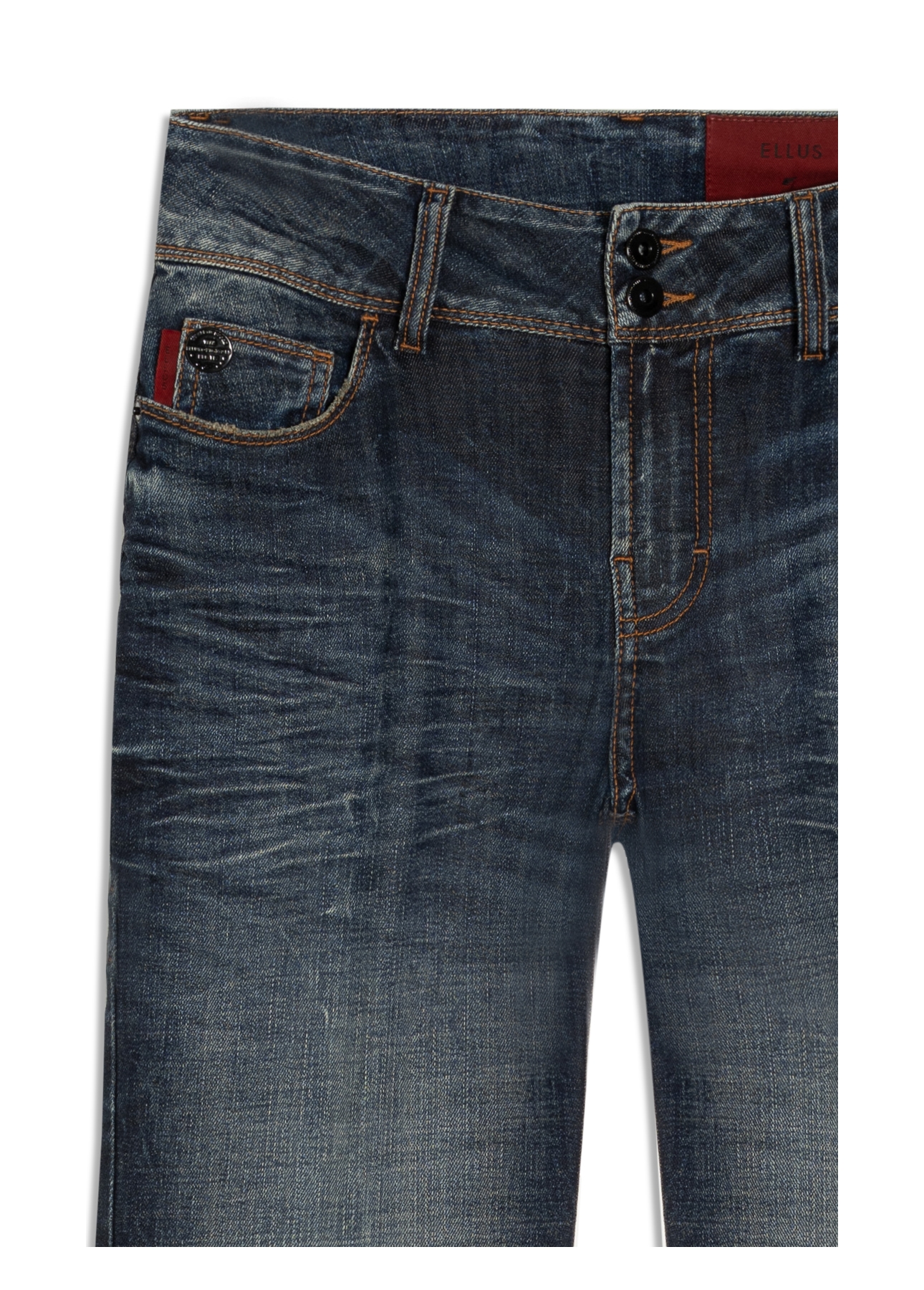 Visco Indigo Elastic (Skinny Flare) Fili Lav.Escuro C/ Matiz+3d