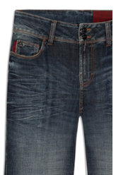 Visco Indigo Elastic (Skinny Flare) Fili Lav.Escuro C/ Matiz+3d