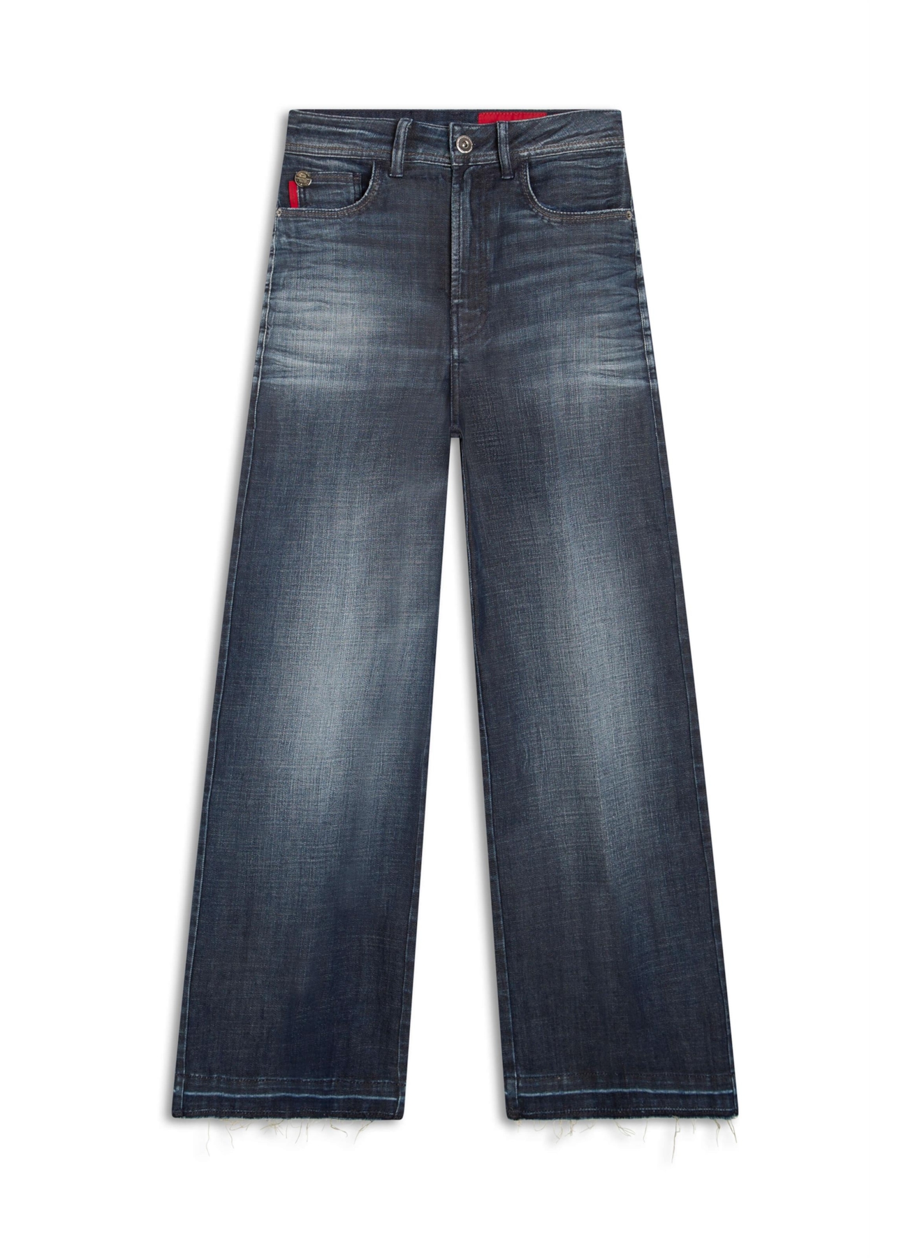 Visco Indigo Elastic (Wide Leg Cropped) 1616-Lav.Escuro C/ 3d