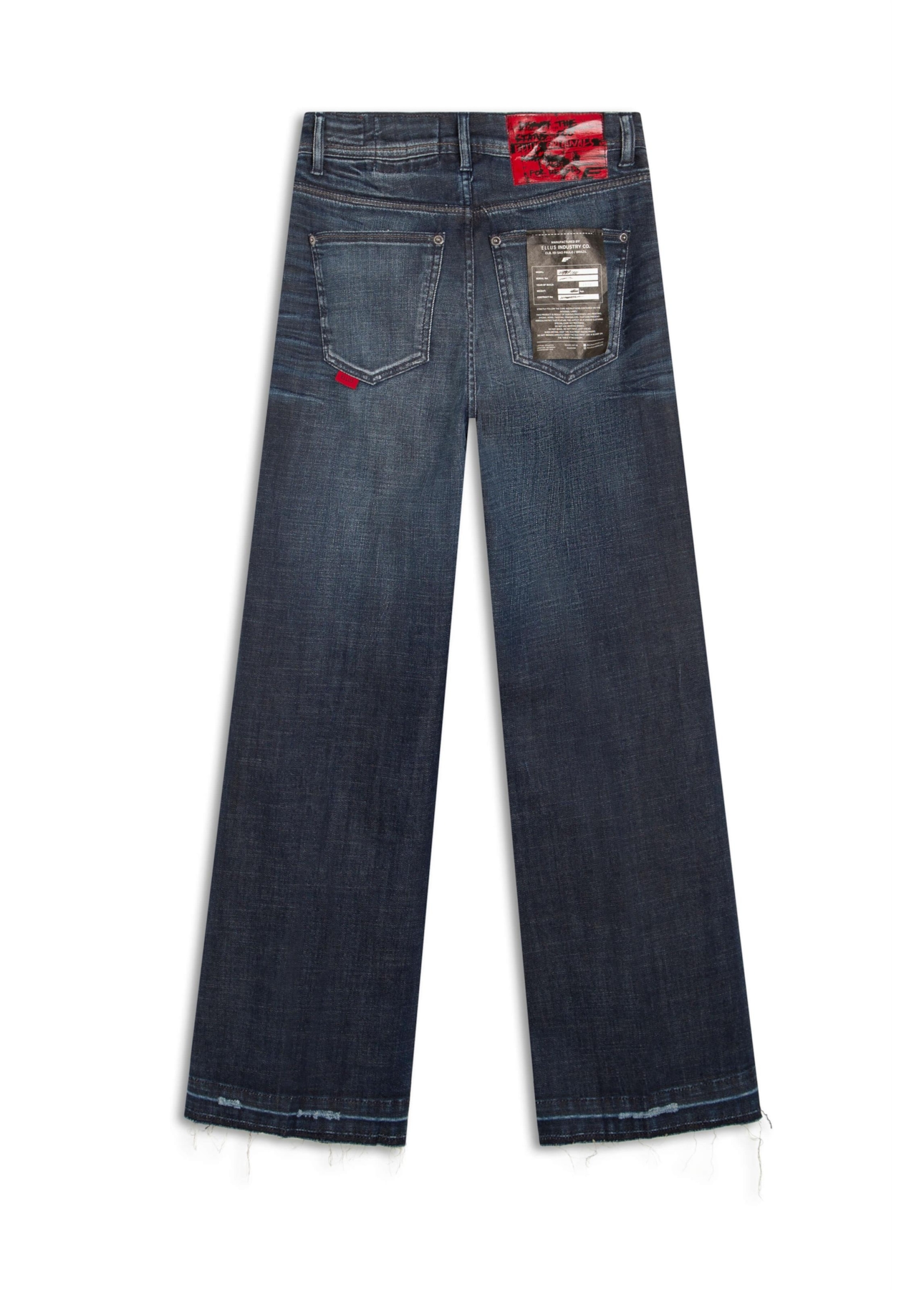 Visco Indigo Elastic (Wide Leg Cropped) 1616-Lav.Escuro C/ 3d