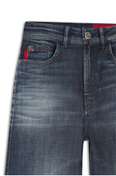 Visco Indigo Elastic (Wide Leg Cropped) 1616-Lav.Escuro C/ 3d