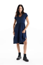 Visco Lycra Knee Marinho