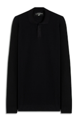 Visco Mescla Polo Quadrile Hidden Plkt m  Preto Mescla