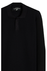 Visco Mescla Polo Quadrile Hidden Plkt m  Preto Mescla