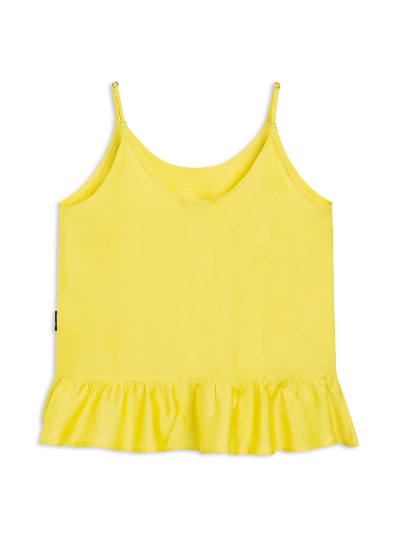Visco Ruffle Sleeveless Amarelo Claro