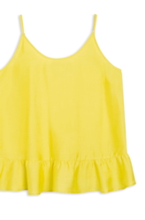 Visco Ruffle Sleeveless Amarelo Claro