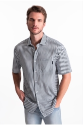 Visco Stripes Loose New Italian Mc Branco
