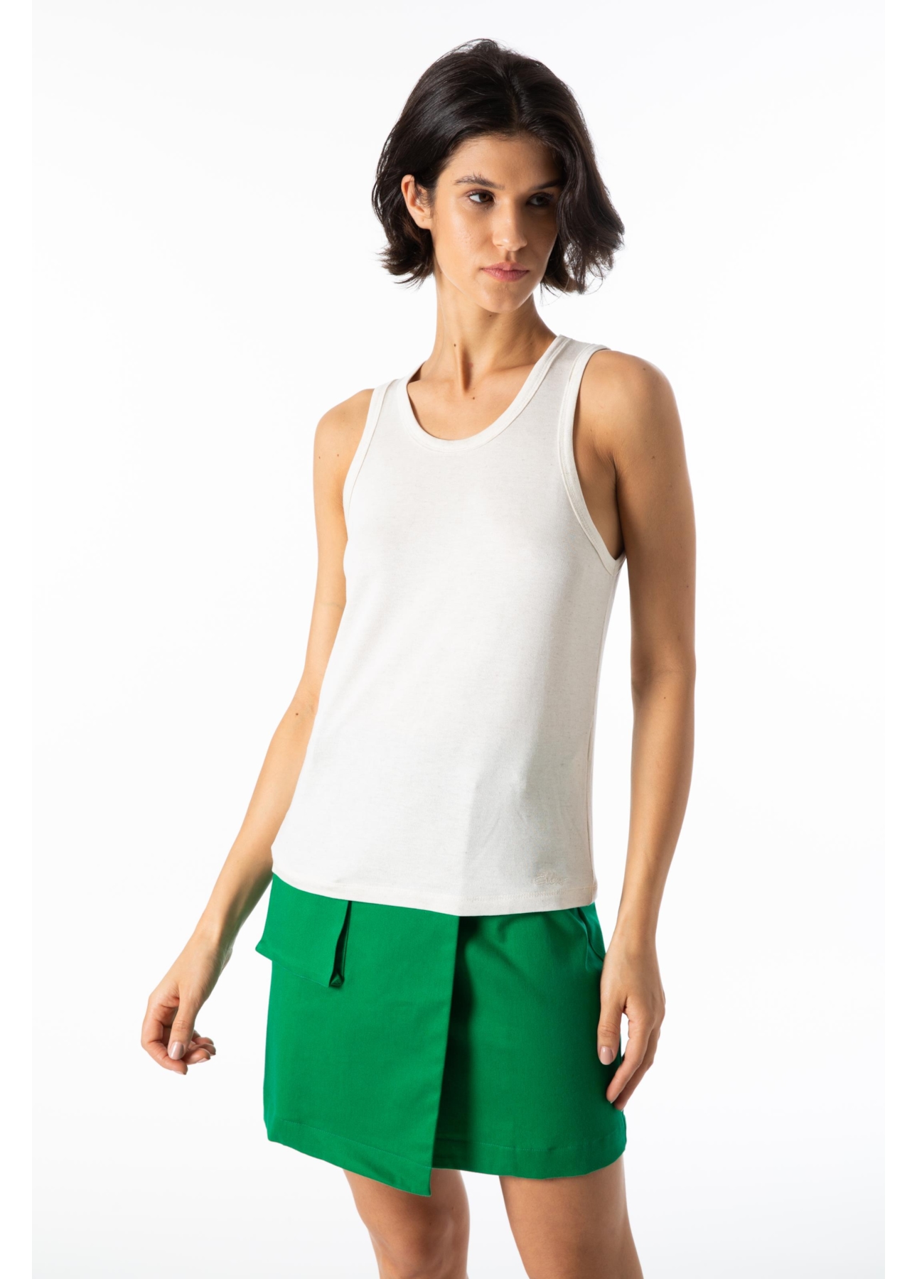 Visco Tricot Over Armhole Natural