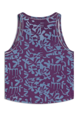 Viscolinho Mosaico v Neck Trapezio Padrao 1
