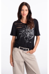 Viscolycra Lace Tiger Boxy Mc Preto