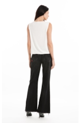 Viscolycra Twisted Degage Sleeveless Off White
