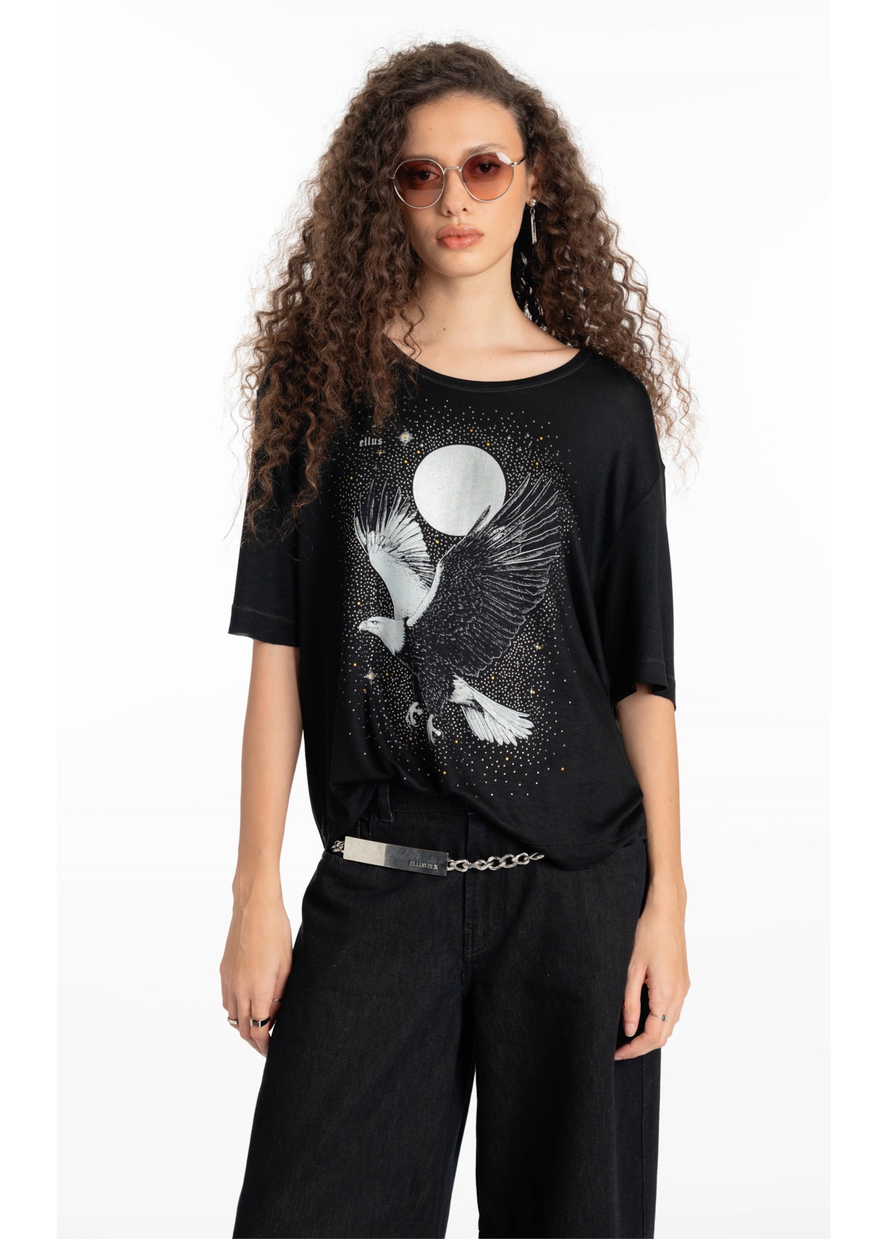Viscotricot Eagle Loose Mc Preto