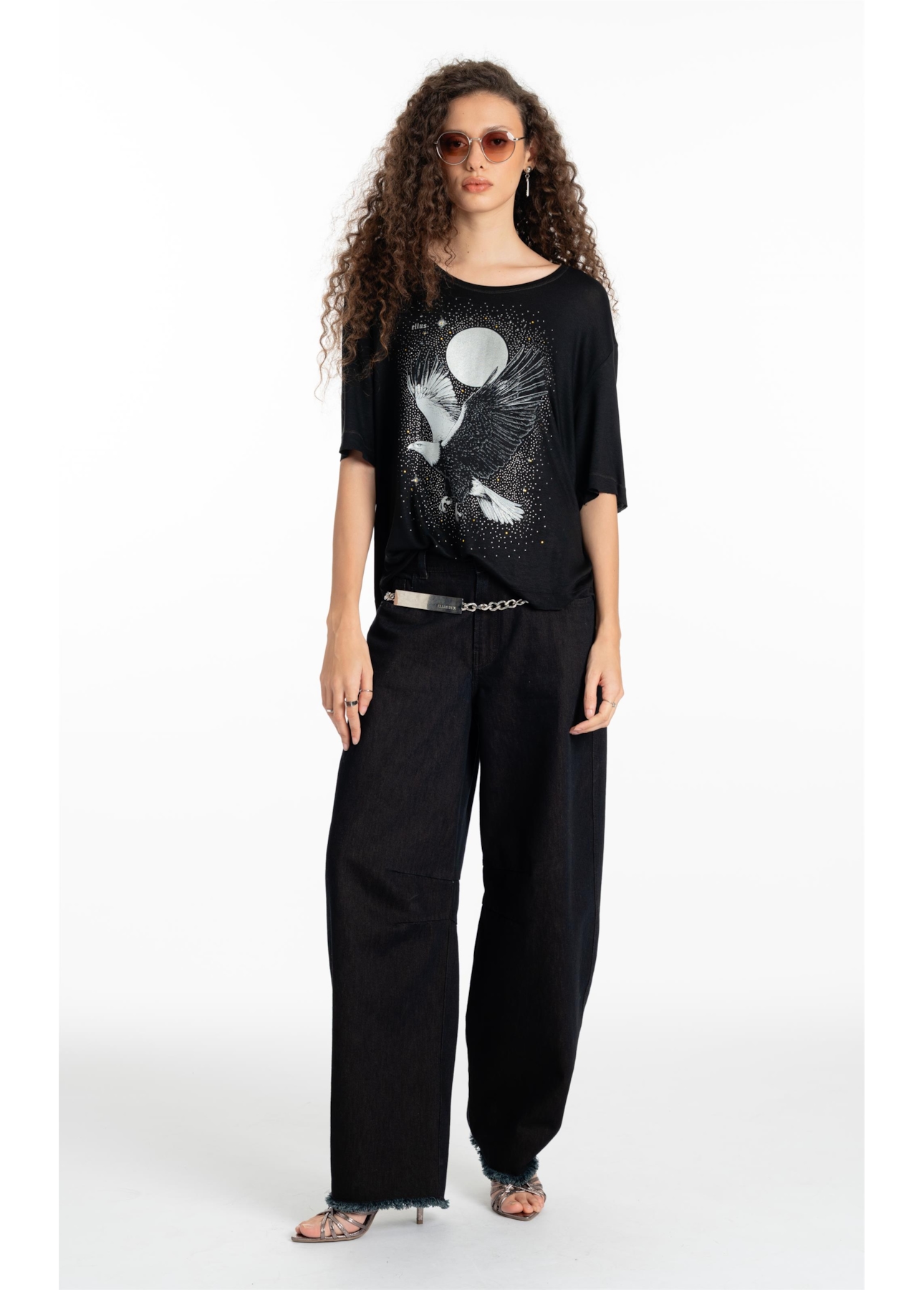 Viscotricot Eagle Loose Mc Preto