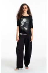 Viscotricot Eagle Loose Mc Preto